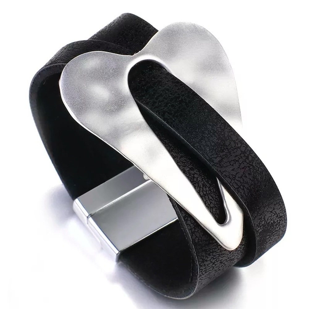 Boho Bracelet • Black Leather